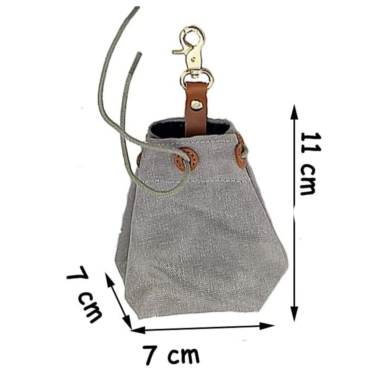 Hundegodbidstaske i Lærred – Praktisk & Stilfuld Godbidstaske til Hundetræning | Snudles 5