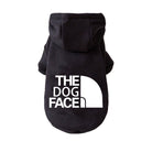 Vinterklar sort hundehættetrøje fra Snudles med "The Dog Face" logo. Perfekt til de kolde maåneder.