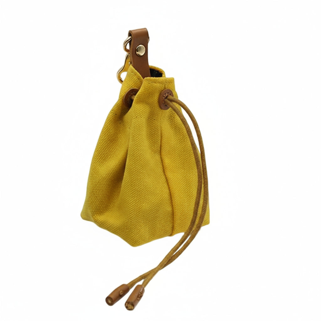 Hundegodbidstaske i Lærred – Praktisk & Stilfuld Godbidstaske til Hundetræning | Snudles 2