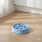 Ergonomisk blå Snudles Slowfeeder Hundeskål, et effektivt værktøj til vægtkontrol og forebyggelse af overspisning hos hunde